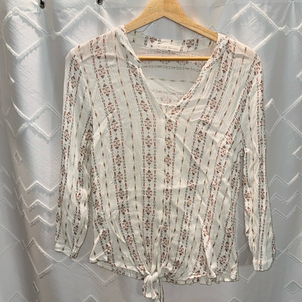 3/4 sleeve pattern size small blouse